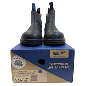 Blundstone Black Thermal Elastic Sided Boots #566